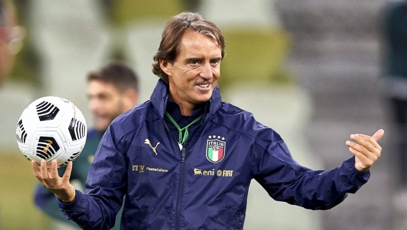 Italy coach Roberto Mancini